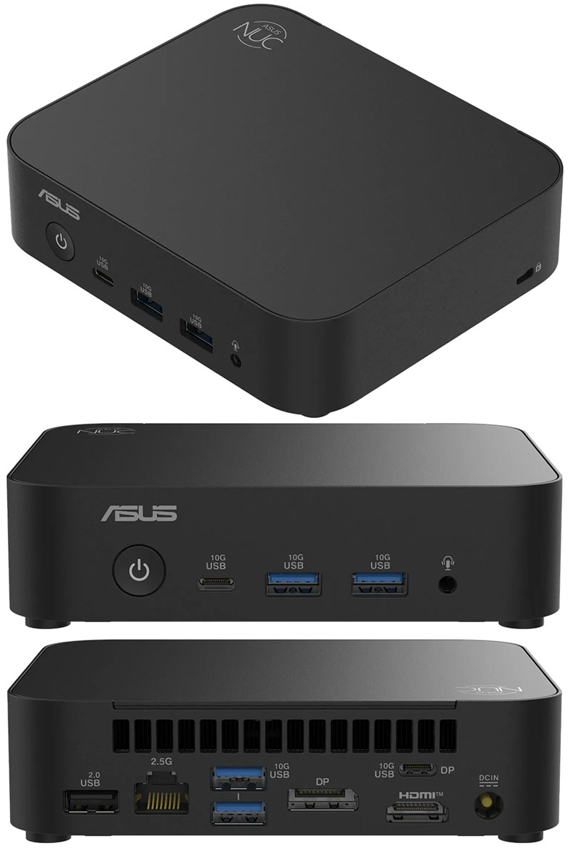 ASUS NUC14MNK15 (Intel Intel N150, up to 3.60GHz, HDMI, 2x DP)